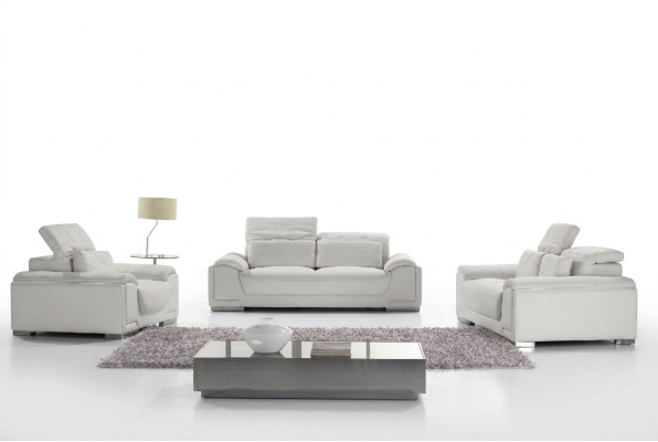 Design divani divani imbottiti posti Poltrona Set divani in pelle