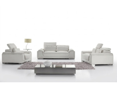 Design divani divani imbottiti posti Poltrona Set divani in pelle