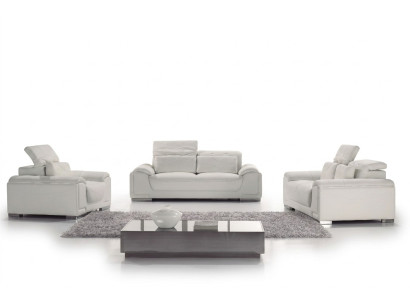 Design divani sofà imbottiti da 3+2 posti, set di divani in pelle.