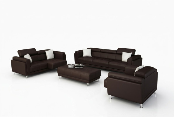 Design divani divani imbottiti 321 panchina divano set di divani in pelle