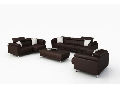 Design divani divani imbottiti 321 panchina divano set di divani in pelle