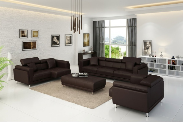 Design divani copritutto divani imbottiti 32 posti Set di divani in pelle