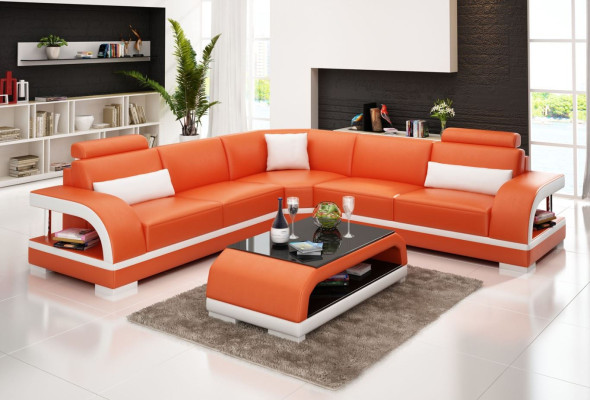 Sofà angolare moderno a forma di L con imbottitura angolo divano designer mobili da seduta.