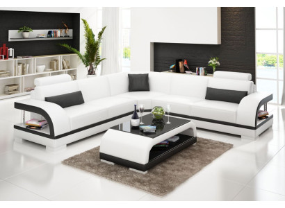 Sofà angolare moderno a forma di L con imbottitura angolo divano designer mobili da seduta.