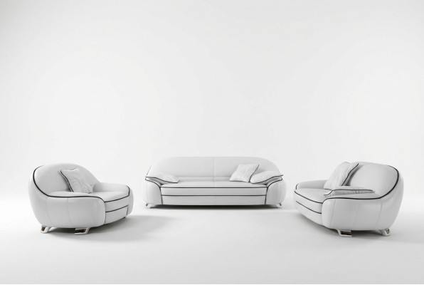 Sofà completo 3+1+1 Sedile divano Couch imbottito Set divano Moderni divani