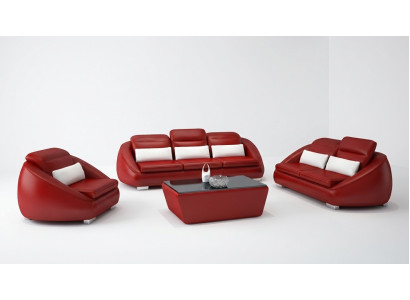 Set di divani di lusso 3+1+1 posti salotto Mobili da design per il soggiorno Divano Sofà