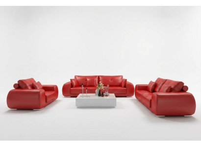 Set divano in pelle divano divani Design moderno Divano 3+1+1 posti