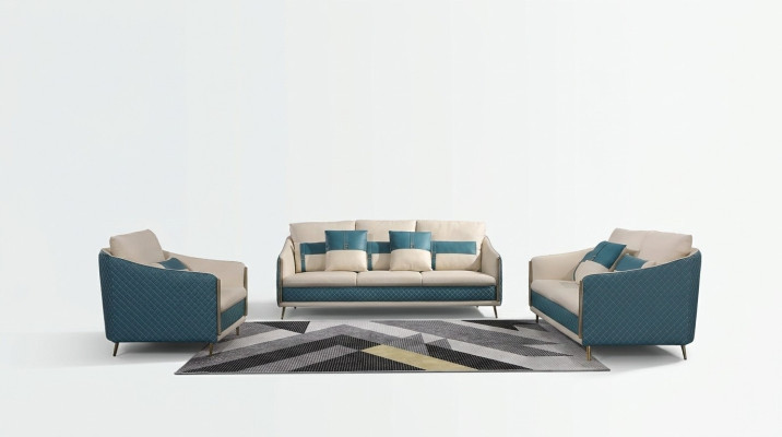 Divano componibile 3+2 posti Set Divano Design Divano Imbottito Divani Arredamento Moderno