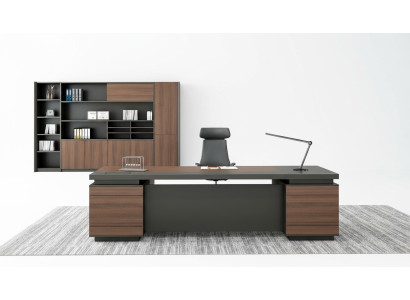 Scrivania ad angolo con canalina per cavi Tavolo da ufficio domestico grande Tavoli da chef Scrivania