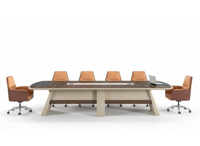 Tavolo da conferenza Tavolo Riunione Tavolo per incontri Tavoli 6 Sedie 7 pezzi Set