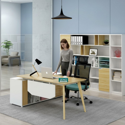 Ufficio a casa Scrivania ad angolo Scrivania per computer Tavolo da ufficio nuovo Azienda