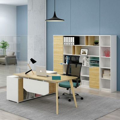 Ufficio a casa Scrivania ad angolo Scrivania per computer Tavolo da ufficio nuovo Azienda