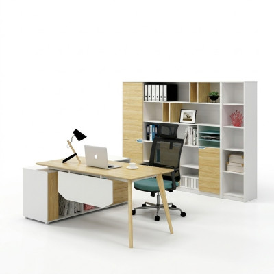 Ufficio a casa Scrivania ad angolo Scrivania per computer Tavolo da ufficio nuovo Azienda