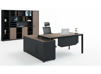 Scrivania con scaffale Arredamento per ufficio a casa Decorazione Mobili Scrivania