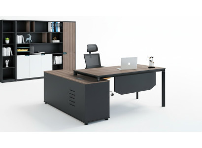 Armadio ad ali, libreria, scaffali, armadio, arredamento da ufficio di lusso, mobili, armadi
