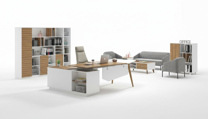 Tavolo Legno Scrivania Design moderno Tavoli Arredamento ufficio Scrivanie d'angolo