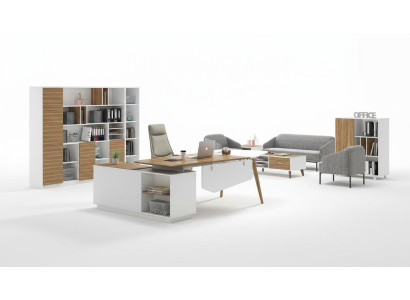 Tavolo Legno Scrivania Design moderno Tavoli Arredamento ufficio Scrivanie d'angolo