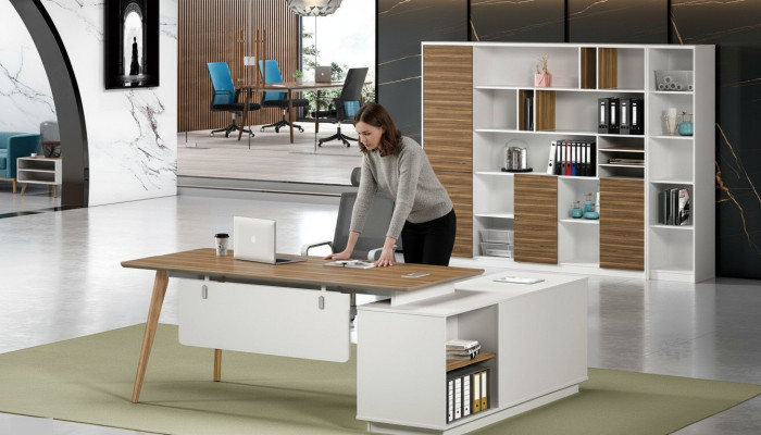 Armadi per ufficio attrezzature Home Office scaffali armadi legno mobili da ufficio