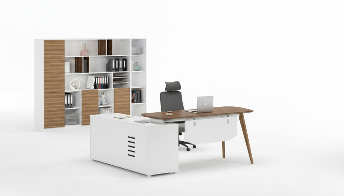 Scriveania Scrivania ad angolo Scrivania per computer Scrivania da ufficio Tavolo da lavoro Moderne