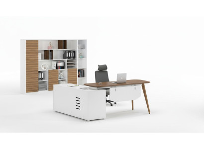 Scriveania Scrivania ad angolo Scrivania per computer Scrivania da ufficio Tavolo da lavoro Moderne