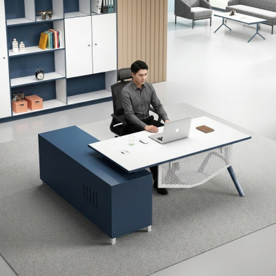 Scrivania con scaffale Decorazione per ufficio domestico Mobili per l'ufficio Scrivania