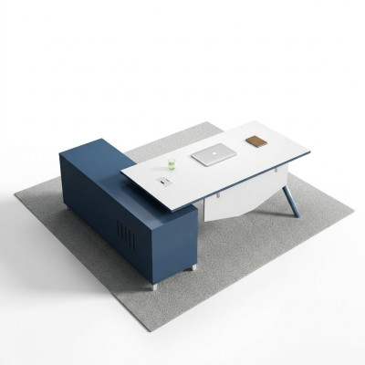 Scrivania con scaffale Decorazione per ufficio domestico Mobili per l'ufficio Scrivania