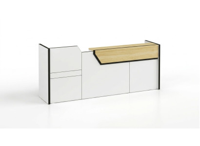 Bancone Accettazione Reception Studio Ufficio Fiera Albergo Tavoli 280x80cm
