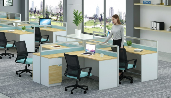 Scrivania da ufficio Scrivania Tavolo Tavolo da lavoro Mobili Aziendali Bancone Mobili per call center