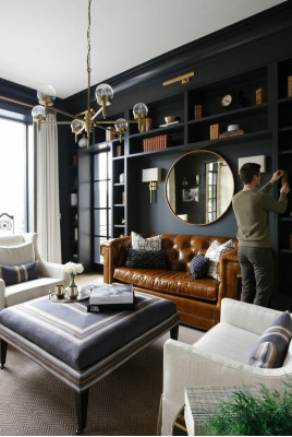 Braun Chesterfield 3 posti Classico divano di lusso in stile divano in pelle tre posti