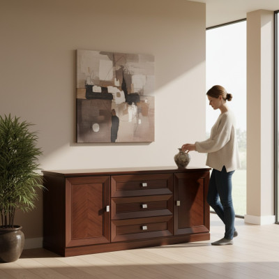 Designer RTV TV mobile credenza Side Low Board armadio scaffale soggiorno lusso