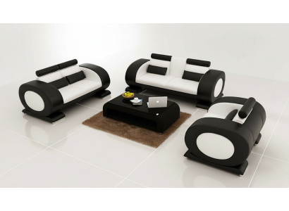 Set di divani in pelle divano divano divani divano divani 3 pezzi poltrona posto a sedere