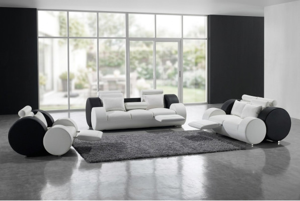 Set divano in pelle divano divano divani 3 pezzi