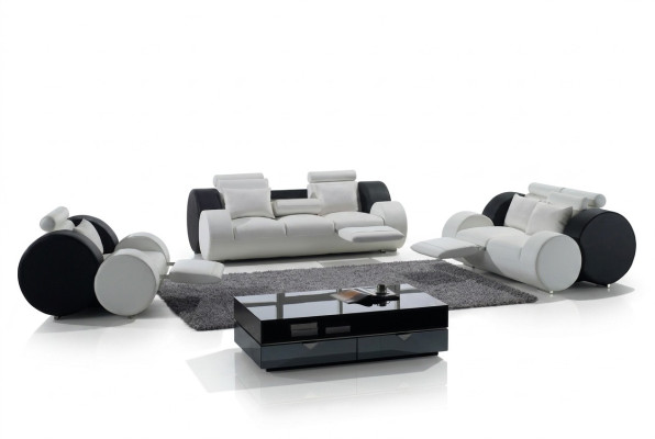 Set divano in pelle divano divano divani 3 pezzi
