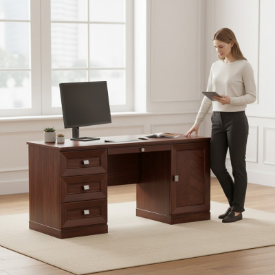 Scrivania Tavolo Tavoli Computer Capo Ufficio Arredamento Studio Mobili Nuovo