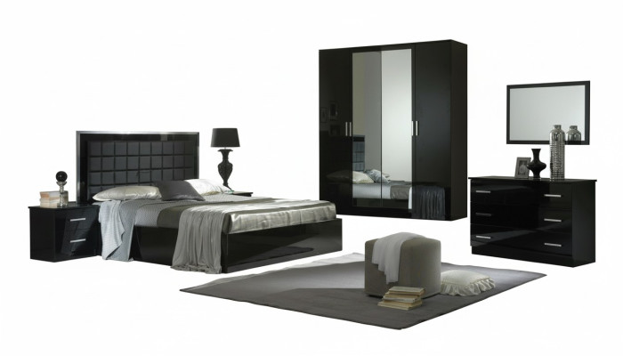 Armadio vestiti di lusso Design armadi lucidi Mobili Soggiorno Legno Nuovo