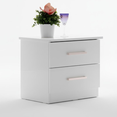 Design Tavolo Notte Consolle Metallo Lucido Tavoli Console Camera da Letto Tavolino