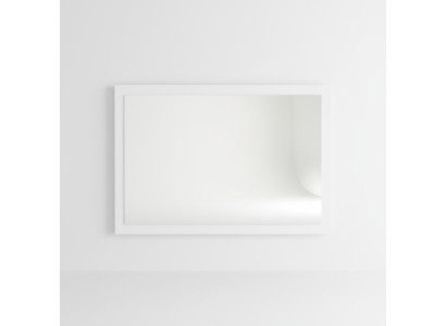 Specchio Cornice in Legno Specchio da Parete Specchio da Designer Classico 90x60 cm Cornice in Legno grande xxl