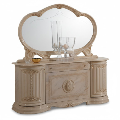 Comò credenze soggiorno credenza specchio Mobili italiani set 2 pezzi Nuovo