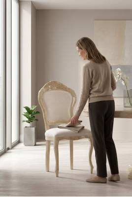 Lusso 1x sedia sedia da pranzo sedie da cucina sedia da soggiorno sedia imbottita sedie