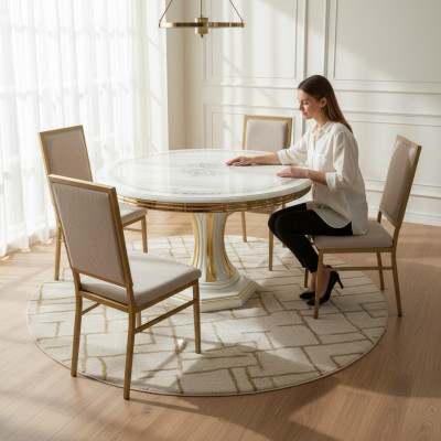 Design Tavolo da pranzo Sala da pranzo Soggiorno Legno Lucido Tavoli Mobili italiani