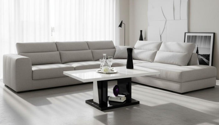 Design in legno Divano Tavolo moderno Tavoli Divano Tavoli da salotto Divano laterale