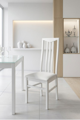 Sedia 2x Sedie da sala da pranzo Poltrona Design in legno Arredamento Sedia imbottita Made in Italy