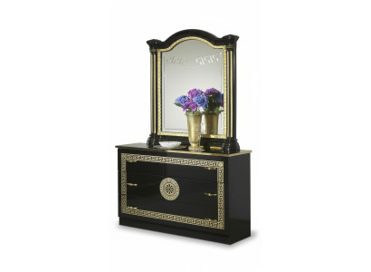 Specchio Comò Armadio Comò Credenza Camera Da Letto Set Legno Stile Moderno Nuovo