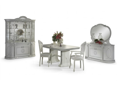 Specchio Tavolo buffet Tavolo da pranzo Vetrina Set di imbottiti Cucina Soggiorno Sala da pranzo