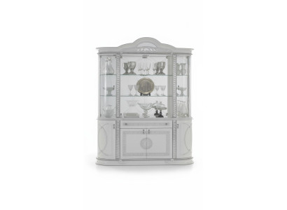 Vetrina in legno Armadio Vetrine classiche in legno Armadi design soggiorno vetro