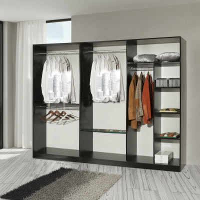 Armadi di lusso armadio da designer Lucido I guardaroba in legno di arredo casa Nuovo