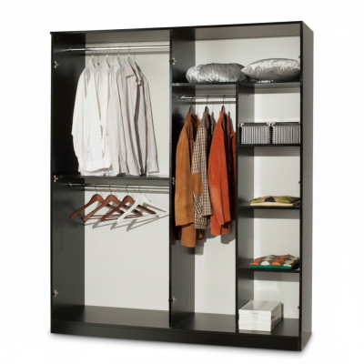 Mobili guardaroba lucidi di design, armadi lucidi in legno per la casa.