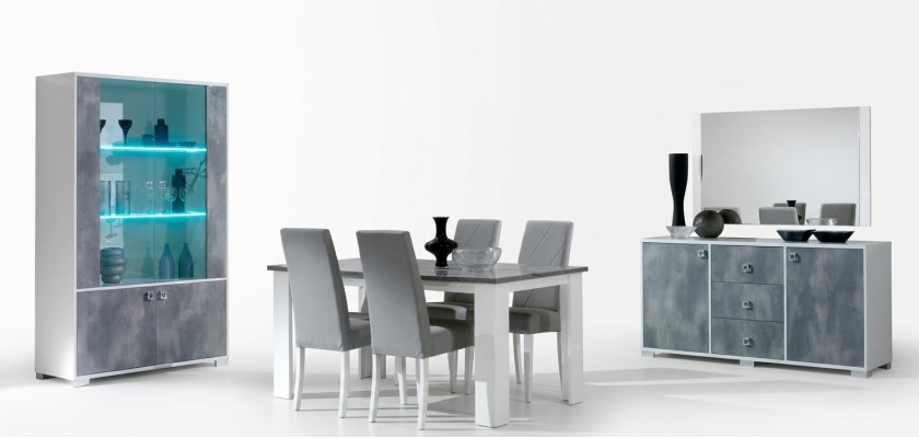 Tavolo da pranzo moderno in legno tavoli 160x90cm sala da pranzo Made in Italy design nuovo