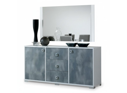 Comò moderni 2 pezzi Set Stile moderno Comò + Specchio Mobili italiani