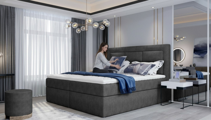 Progettazione tessile Letto Letti matrimoniali di lusso Matrimonio moderno Struttura di hotel Sonno